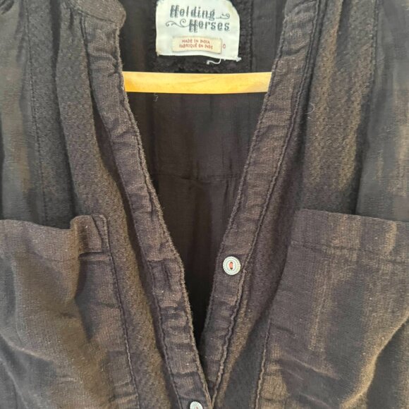 Anthropologie Holding Horses Long black tank top - XS - Picture 5 of 5